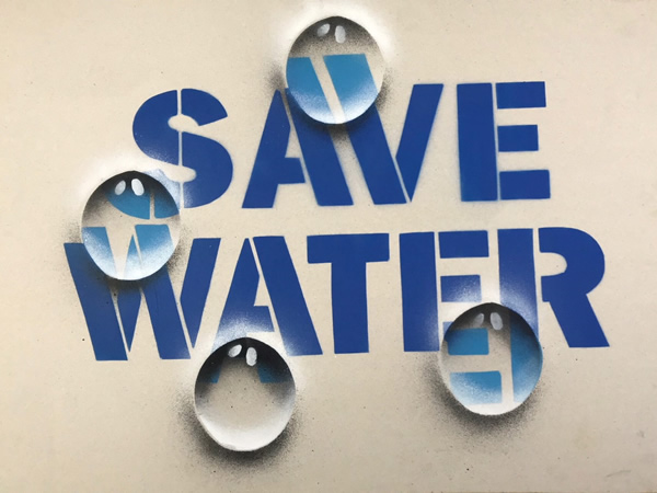 Logo save water